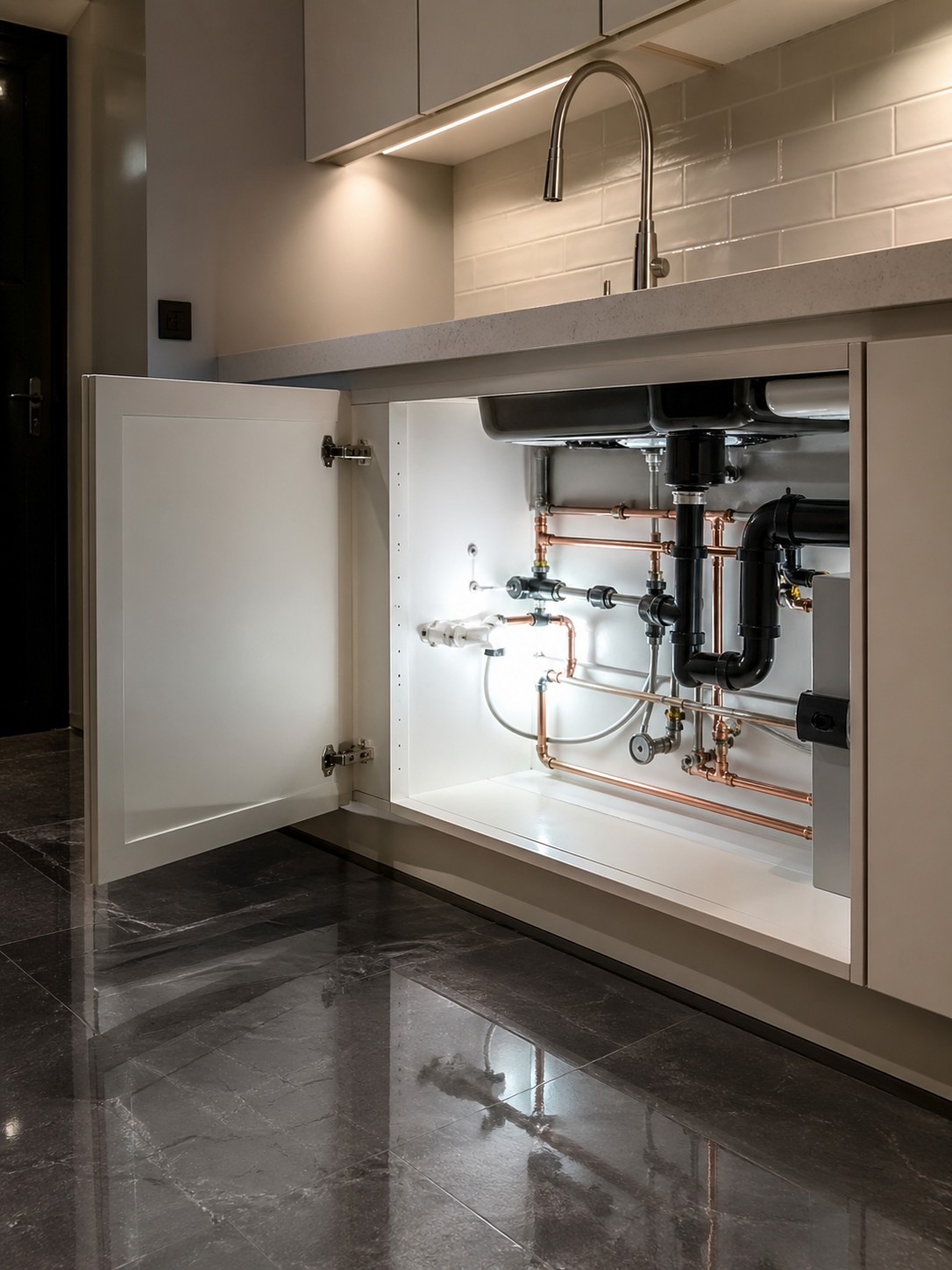 Electrical and plumbing updates
